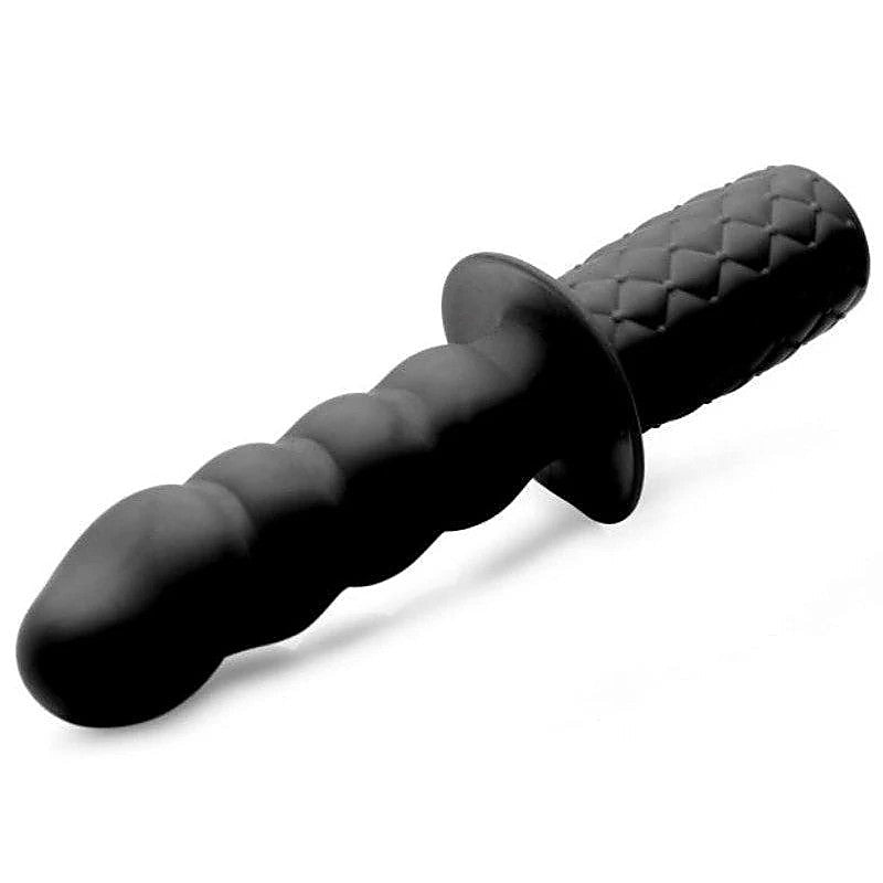 The Handler 10X Silicone Vibrating Thruster by XR Brands - Butt Plugs