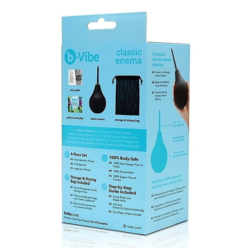 Professional-Grade Classic Enema by B-Vibe - Enemas and Douches