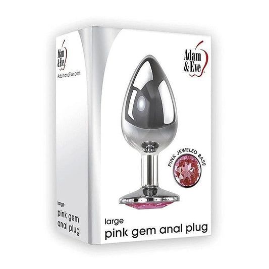 Adam and Eve Pink Gem Anal Plug - Butt Plugs
