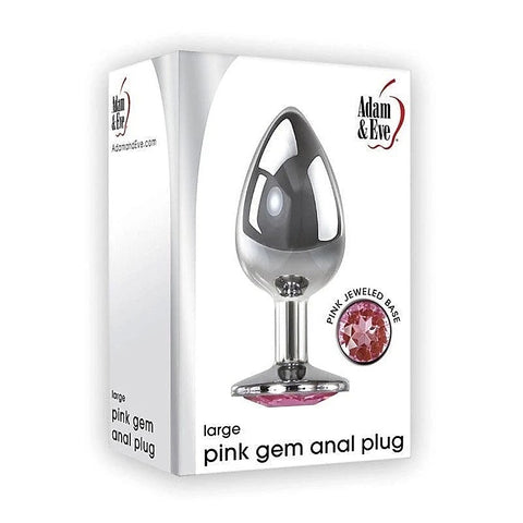 Premium Pink Gem Anal Plug by Adam & Eve - Butt Plugs