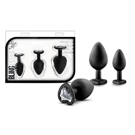 Luxe Bling Plugs Training Kit with White Gems