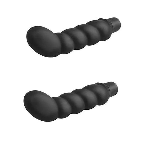 Anal Fantasy Collection Ribbed P-Spot Vibrator - Prostate Toys