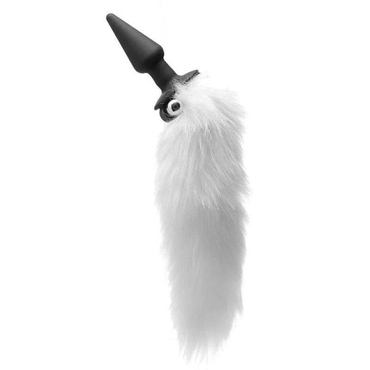Tailz White Fox Tail Vibrating Anal Plug