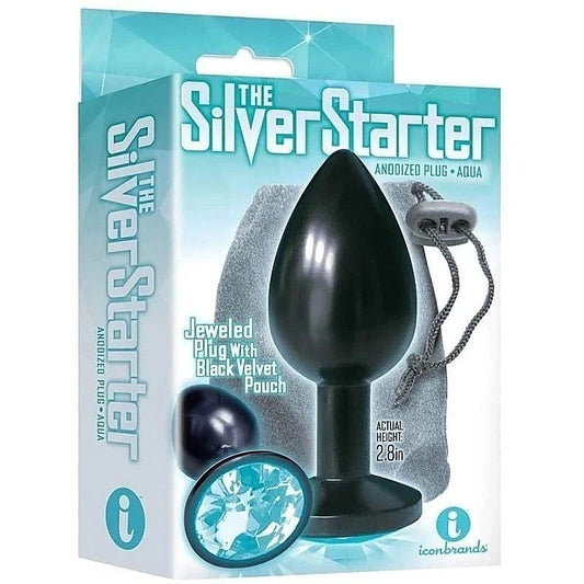 The 9's Silver Starter Anodized Plug - Butt Plugs