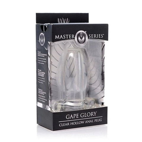 Gape Glory Clear Hollow Anal Plug - Butt Plugs