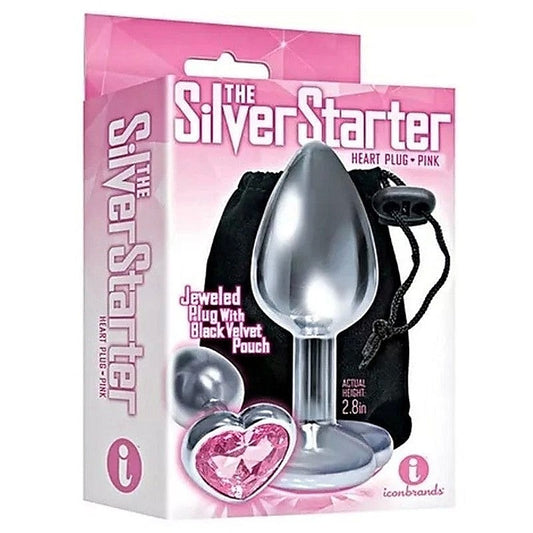Icon Brands Silver Starter - Sensual Delight for Exploration - Butt Plugs