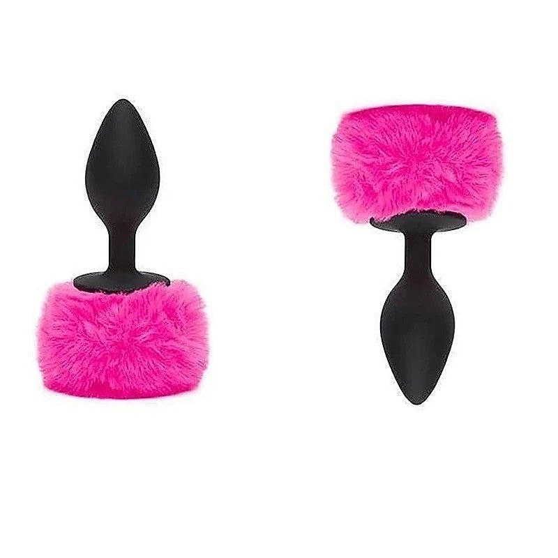 Happy Rabbit Pink Bunny Tail Plug - Butt Plugs
