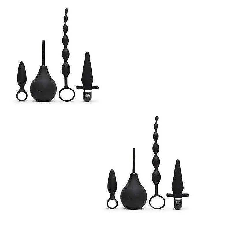 Fifty Shades of Grey Pleasure Overload Starter Anal Kit - Butt Plugs