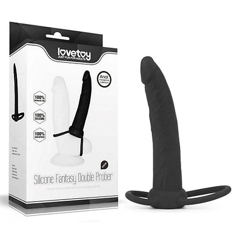 Anal Indulgence Silicone Fantasy Double Prober by Lovetoy - Anal Dildos