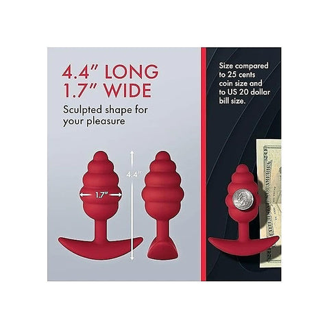 Forto F-83 Premium Silicone Honey Dipper Plug by VVOLE LLC - Butt Plugs