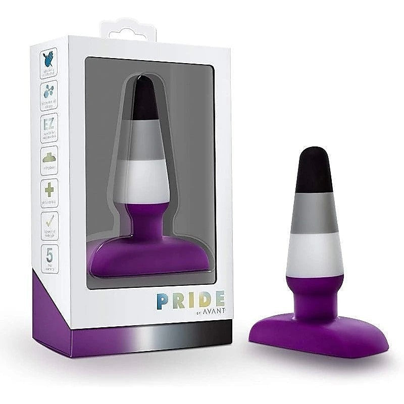 Avant Pride P7 Ace - Vibrant Rainbow-Themed Anal Plug - Butt Plugs