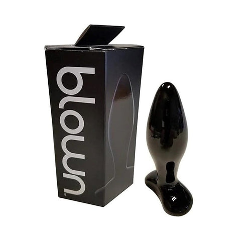 Blown Tapered Glass Plug Small by Spartacus Enterprises - Glass Sex Toys