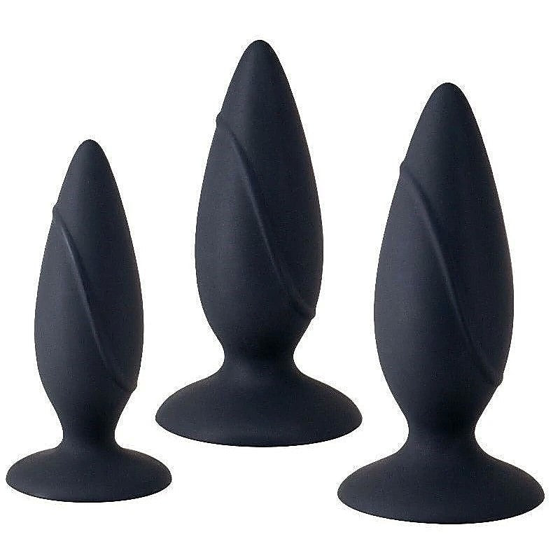 Essence Anal Training Set Black by Seven Creations - Butt Plugs