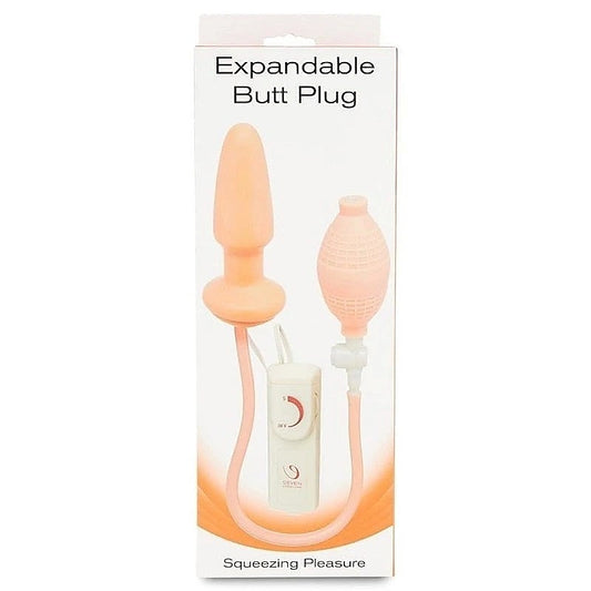 Expandable Butt Plug Flesh - Anal Vibrators