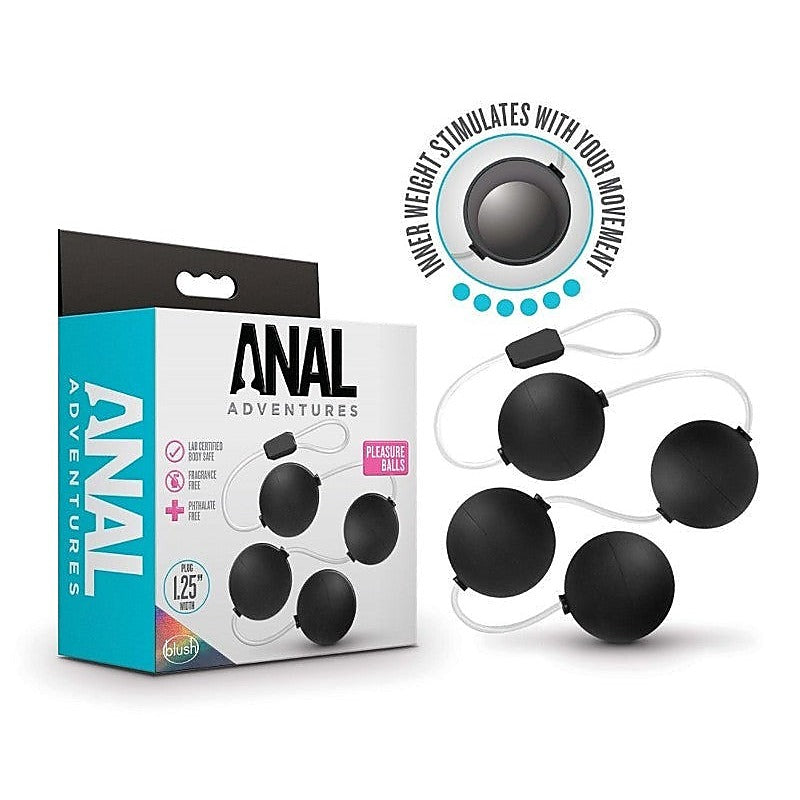 Anal Adventures Pleasure Balls - Hands-Free Bliss Awaits - Anal Beads and Balls