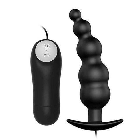 Pretty Love Curved Beads Anal Vibrator by Baile - Butt Plugs
