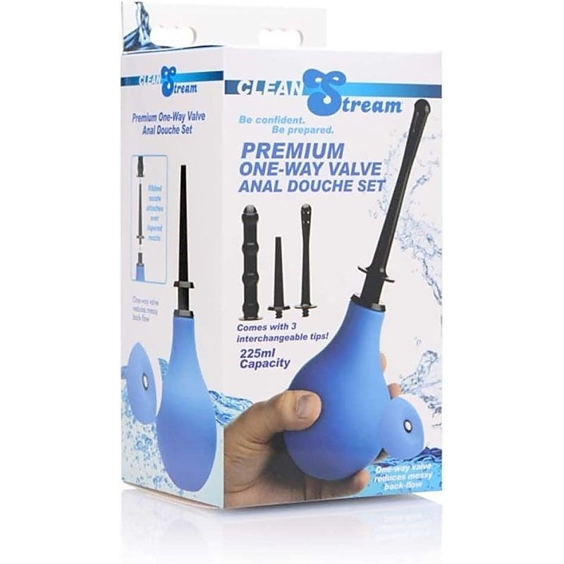 Premium One Way Valve Anal Douche Set - Anal Cleansing
