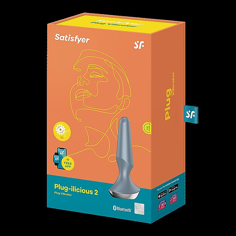 Plug-ilicious 2 App Controlled Vibrating Anal Plug - Body Wands