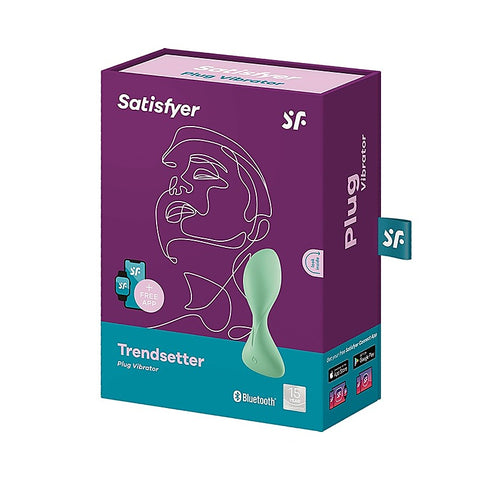 Trendsetter App Connected Vibrating Butt Plug by Satisfyer - Rabbit Vibrators
