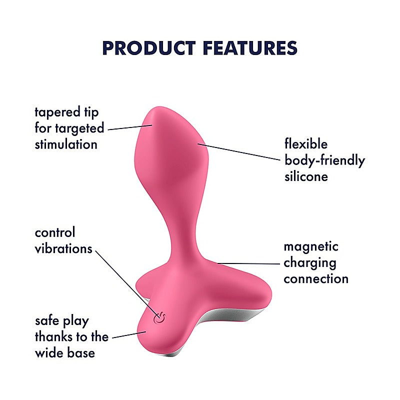 Game Changer Waterproof Silicone Vibrating Butt Plug - Remote Control Vibrators