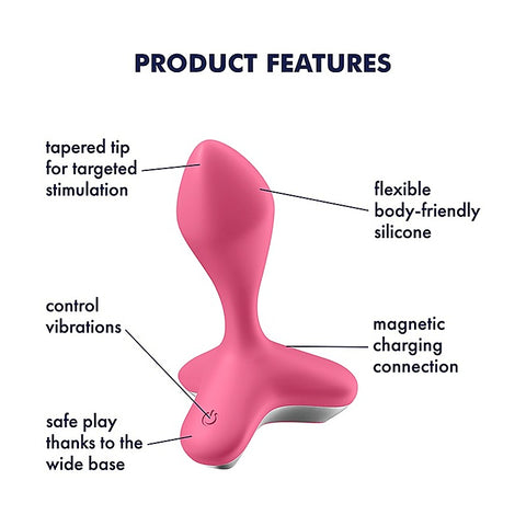 Game Changer Waterproof Silicone Vibrating Butt Plug - Remote Control Vibrators
