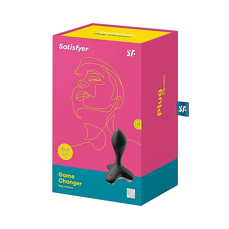 Game Changer Waterproof Silicone Vibrating Butt Plug - Remote Control Vibrators