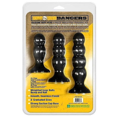 Boneyard Bangers Training Kit by C1R Releasing - Butt Plugs