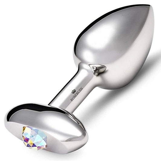 Rosebuds T-Bar Stainless Steel M - Aurora Boreali - Butt Plugs