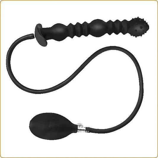 Thrusting 3 Balls Inflatable Dildo Plug