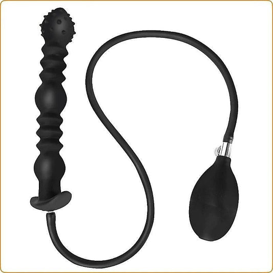 Thrusting 3 Balls Inflatable Dildo Plug
