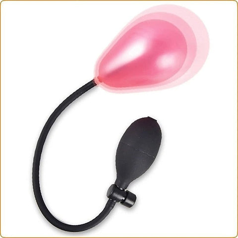Red Point Inflatable Dildo Plug by BDStyle - Butt Plugs