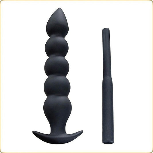 Five Ball Inflatable Dildo Anal Beads - Butt Plugs