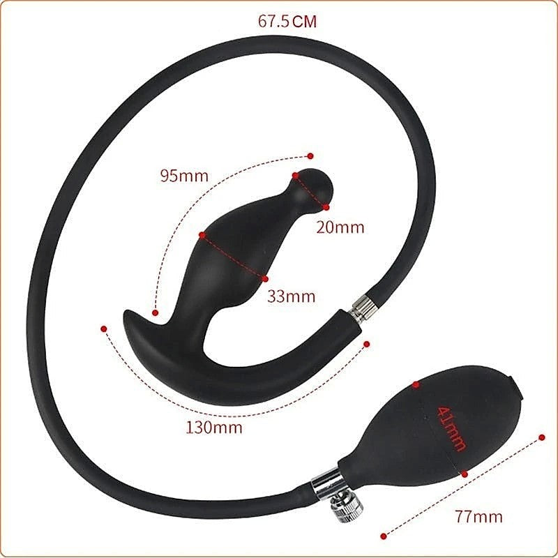 Inflatable Dildo Prostate Butt Plug by BDStyle - Butt Plugs