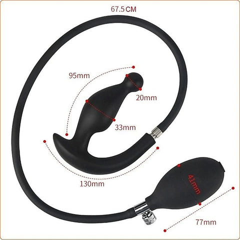 Inflatable Dildo Prostate Butt Plug by BDStyle - Butt Plugs