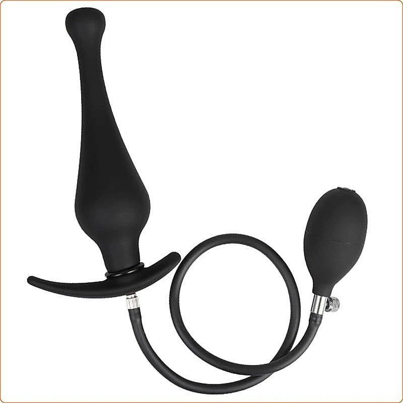 Silicone Expand Inflatable Dildo Anal Plug by BDStyle - Butt Plugs