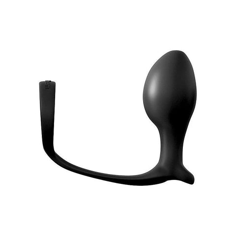 Anal Beads With Vibration Cock Ring by BDStyle - Anal Beads and Balls