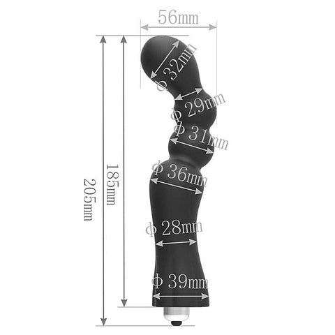 Beads Male Prostate Vibrator by BDStyle - Prostate Toys