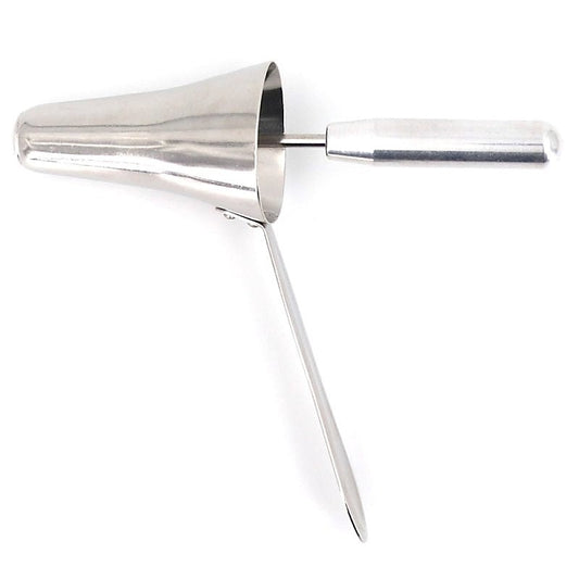 Explore new realms of sensation with our adjustable, stainless steel speculum.