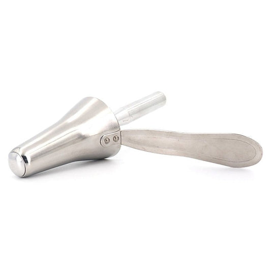 Explore new realms of sensation with our adjustable, stainless steel speculum.