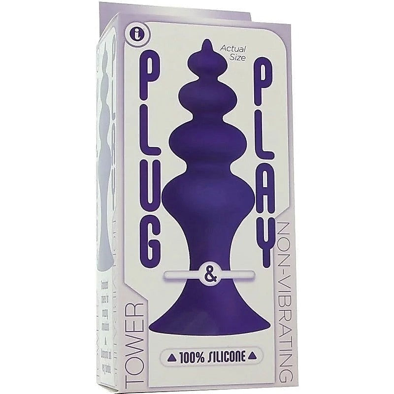 Plug and Play Anal Tower by Icon Brands - Butt Plugs