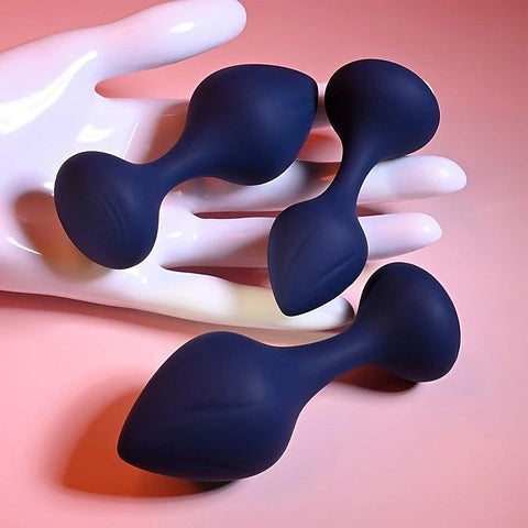 Playboy Pleasure Tail Trainer Butt Plug Set by Evolved - Butt Plugs