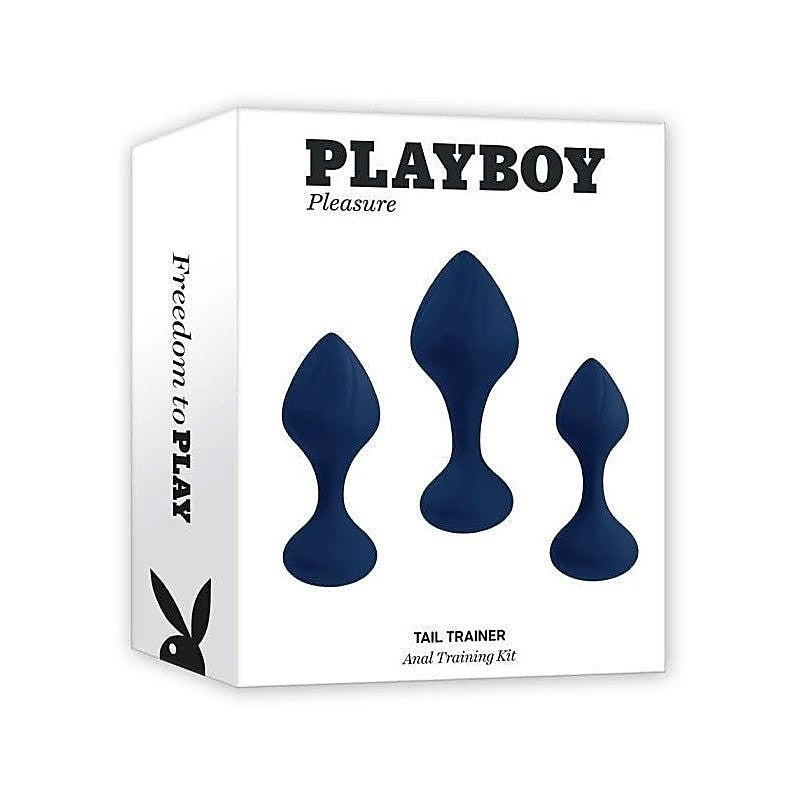 Playboy Pleasure Tail Trainer Butt Plug Set by Evolved - Butt Plugs