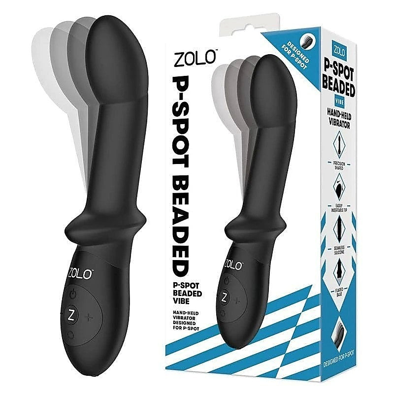 Professional-Grade P-Spot Beaded Vibe by Zolo - Prostate Toys