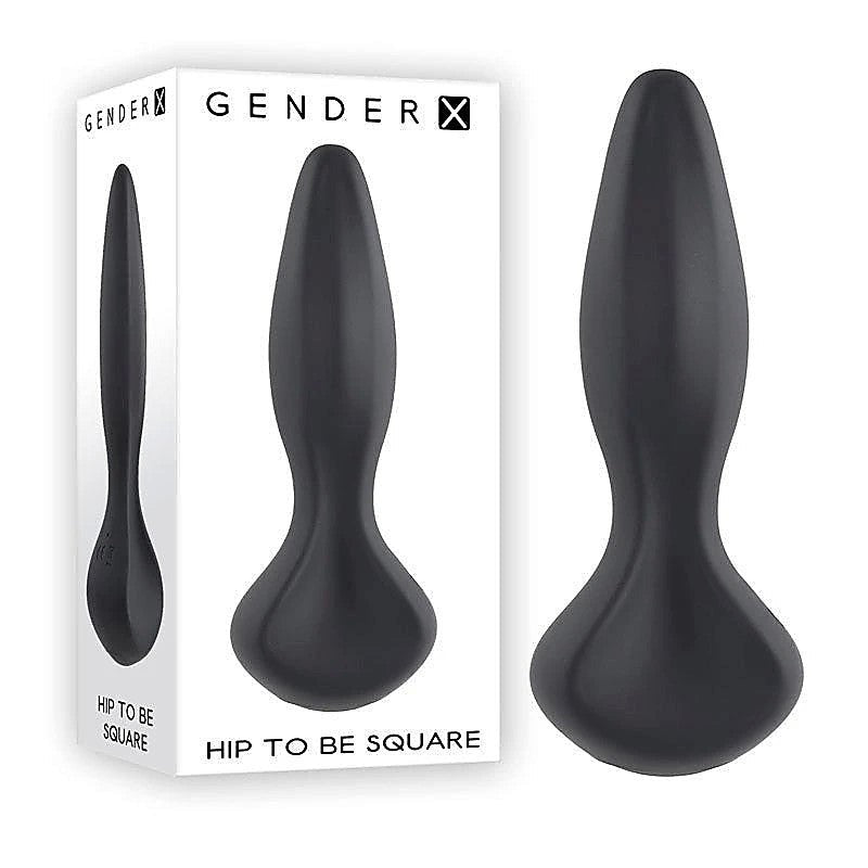 Hip to Be Square Silicone Butt Plug by Gender X - Butt Plugs
