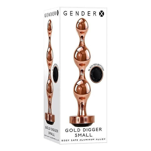 Gender X GOLD DIGGER - Customizable Anal Pleasure - Butt Plugs