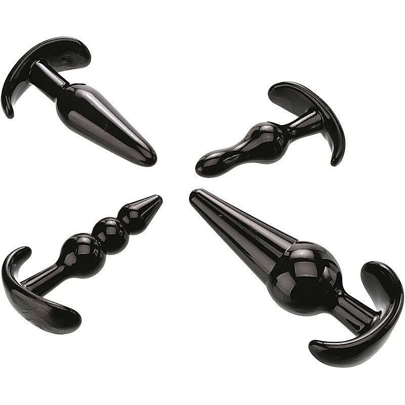 Explore Intimate Bliss - Adam & Eve's 4-Piece Anal Pleasure Set - Butt Plugs