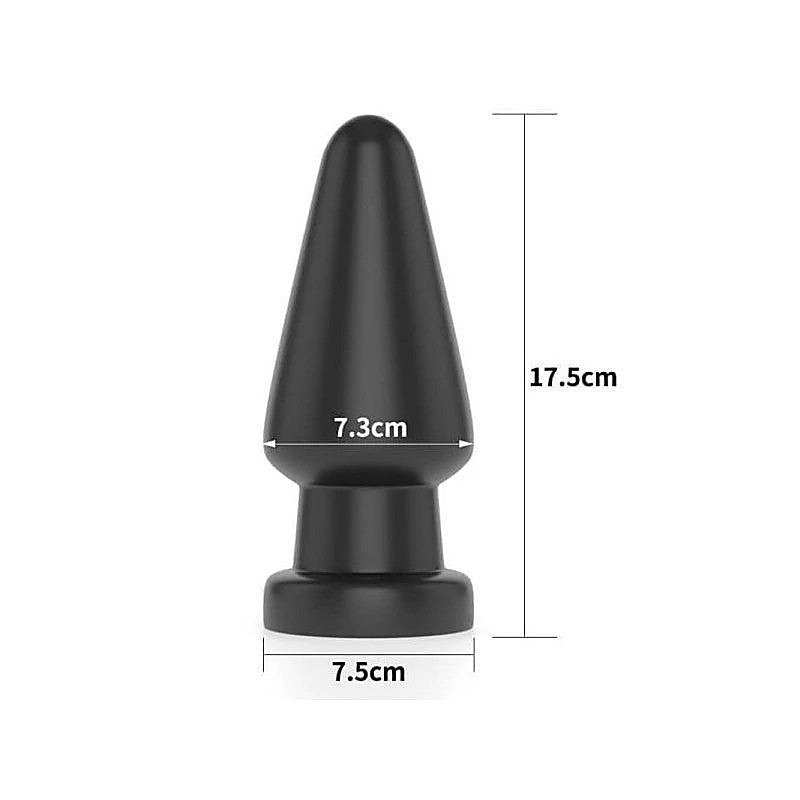 King Sized 7.5 Inch Anal Shocker Mega Butt Plug by Lovetoy - Butt Plugs