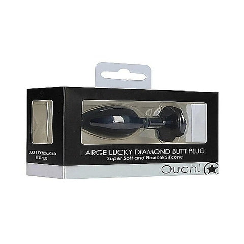 Large Lucky Diamond Gem Base Butt Plug by Shots Toys - Butt Plugs