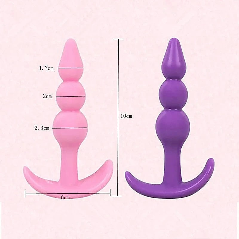 The Minis Black Bubble Butt Plug by Doc Johnson - Butt Plugs
