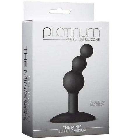 The Minis Black Bubble Butt Plug by Doc Johnson - Butt Plugs